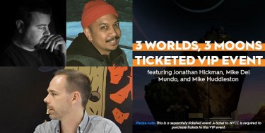 NYCC 3 Worlds, 3 Moons Event
