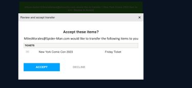 Accepting Tickets w/ Fan Ver Step 2
