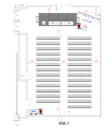 406.1 Room Layout