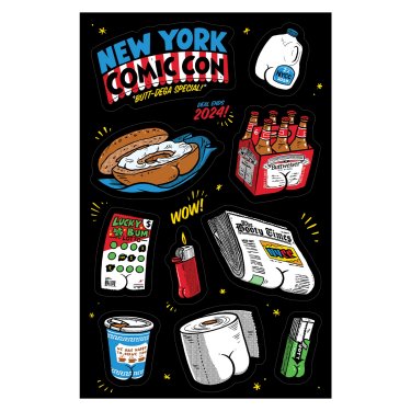 Butts on Things x NYCC Sticker Sheet