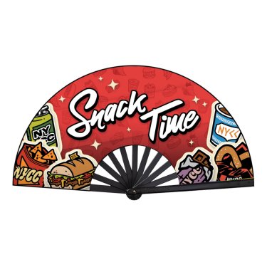 Snack Time Hand Fan